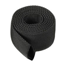 1.6" ID 3.3FT Nylon Sch&uuml;tzende Schlauch H&uuml;lse Kabel Cover Schwarz