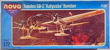 Novo F176 Tupolev SB-2 Katyuska Bomber in Original Verpackung 1:72