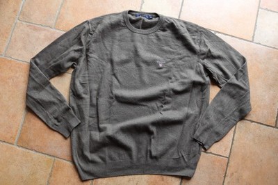 Pullover in Strick-Optik von GANT _ Gr. XXL __ khaki