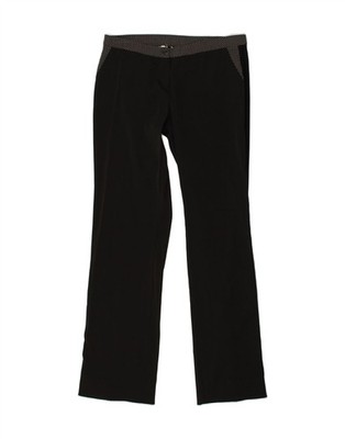 COCONUDA Womens Bootcut Casual Trousers IT 44 Medium W32 L32 Black AZ59