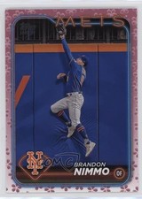 2024 Topps Japan Edition Cherry Blossom 4/99 Brandon Nimmo #184 10pz