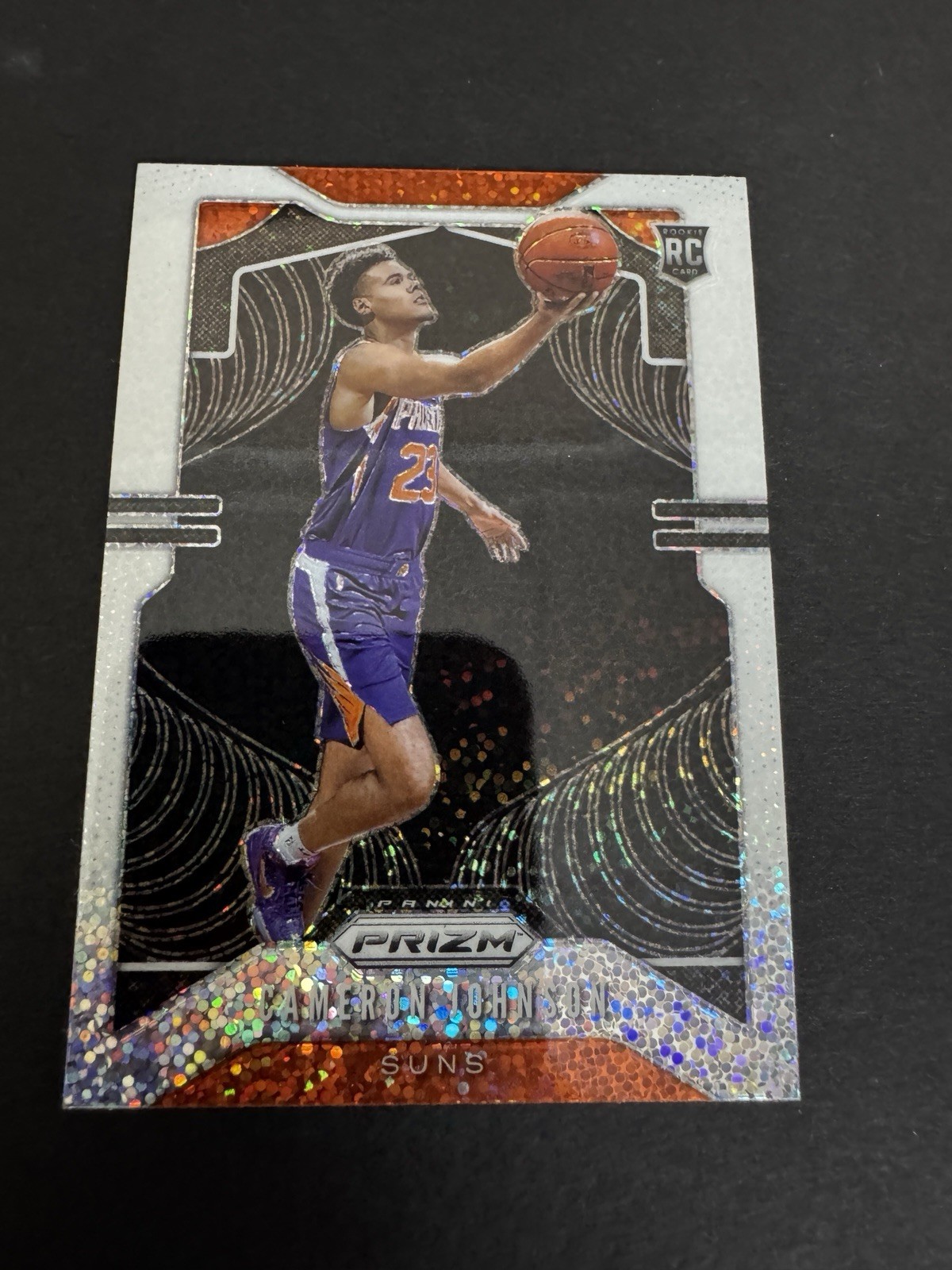 2019-20 Prizm Cameron Johnson Rookie White Sparkle Prizm #257