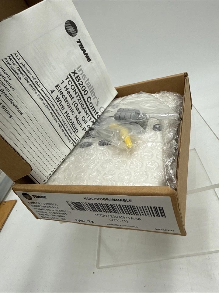 TRANE Thermostat TCONT200AN11AAA Non-Programmable T-Stat HVAC - Image 2 of 4
