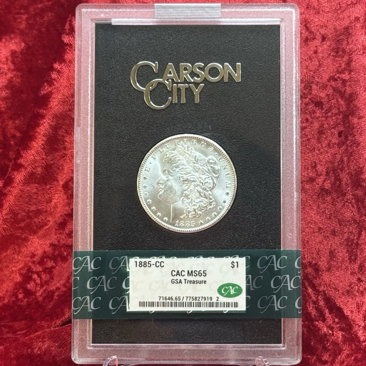 Carson City Grade MS 65 1885 Year Morgan US Dollars (1878-1921