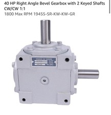 Holdia 40 HP Right Angle Bevel Gearbox with 2...
