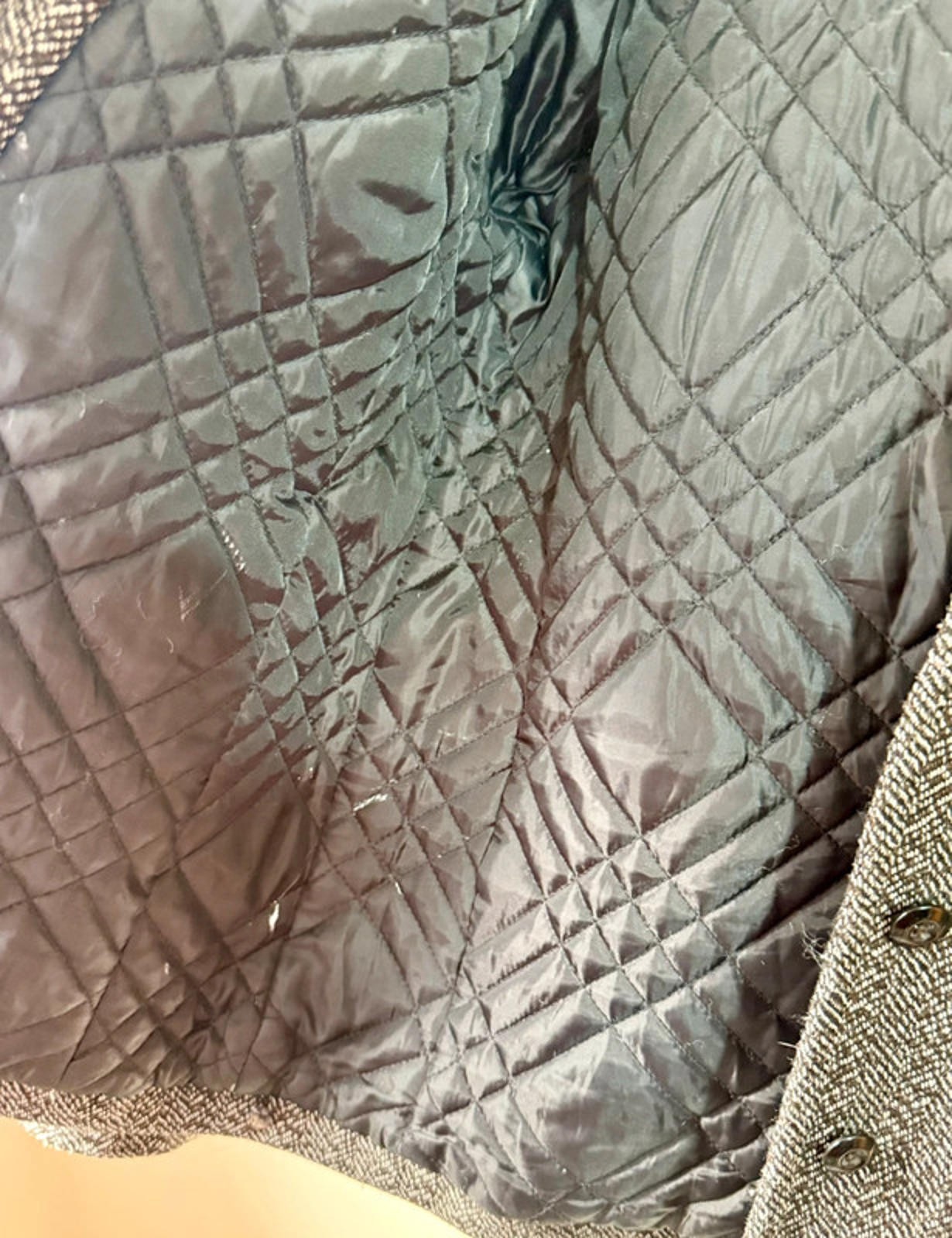 Winter Gap Wool-Blend Herringbone Hooded Jacket 6… - image 11