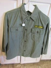 VINTAGE MILITARY US ARMY JACKET COAT KOREAN WAR ERA OG-107 MEDIUM #2
