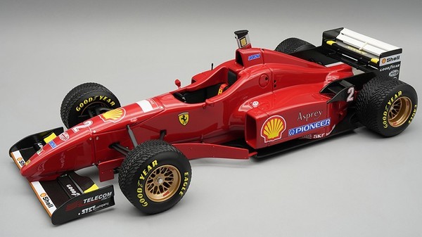 Tecnomodel 1/18 Ferrari F310 Irvine Spanien Gp 1996 Rain Statisches Modell-image