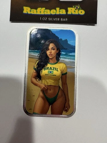 Bullion Baddies - Nice Hot “Raffaela Rio” - 1 oz .999 Silver Limited Mintage 480