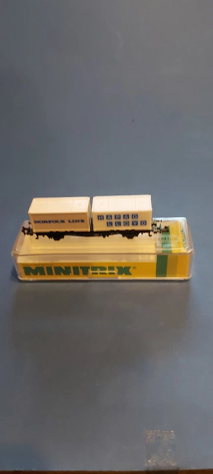 minitrix containerwagen spur n