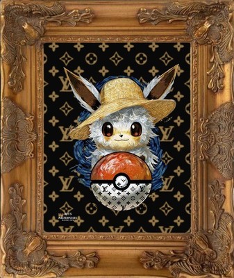 Van Gogh   Pokémon style Art Giclée Print HAND Signature W/ Certificate