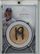 2024 Topps Sterling Bat Knob Robin Yount 1/1 GAME USED #SBK-RY