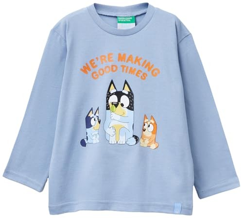 United Colors Of Benetton Jungen T-Shirt Blau GrößE M/L 3-image