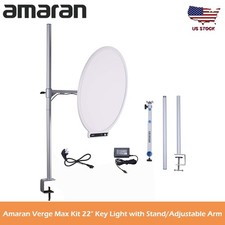 Amaran Verge Max Kit-White,Bi-Color Circular Edge Light Panel Light,Ultra-Thin