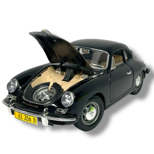 BBURAGO 1/18 SCALE SPECIAL COLLECTION 1961 PORSCHE 356B COUPE !!! BLACK DIECAST - Bild 5 von 6