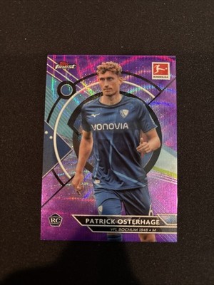 2022-23 Finest Bundesliga Purple Wave Refractor /250 Patrick Osterhage Rookie RC