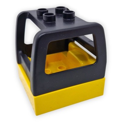 LEGO Duplo Fahrzeug Kabine 4x4 Gelb 65829 65830 Bagger Raupe Baustelle Ersatz