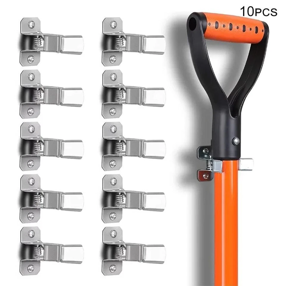 10 For Durable Metal Shovel Holders for Garden Wall Mount Organization