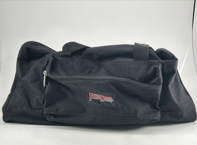 Trailmaker Equipment Duffle Bag Black 2 Zippered Sections Gym Bag 23''x12''x10.5''