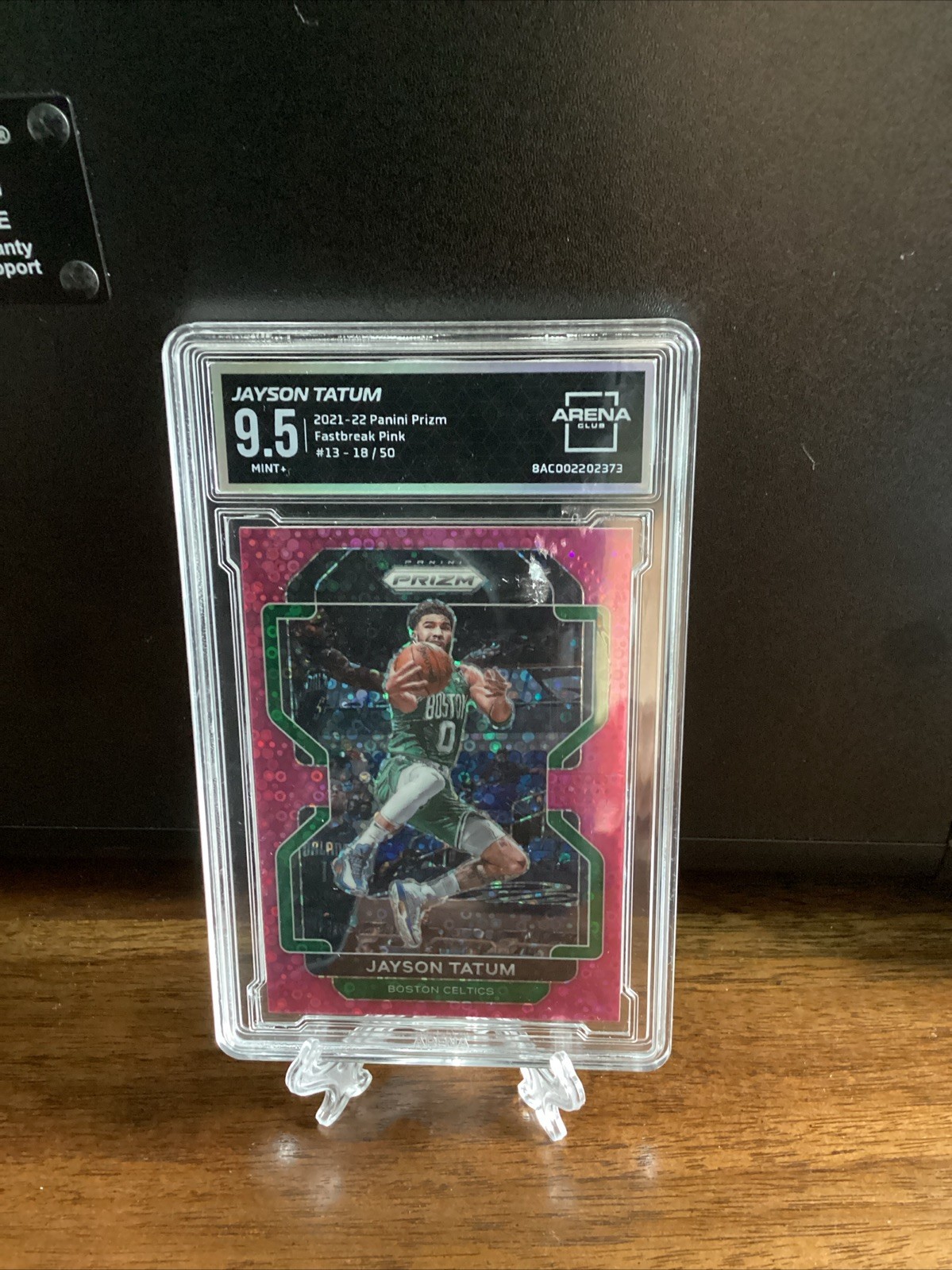 2021-22 Panini Prizm - Jayson Tatum #13 Pink Fast Break Prizm /50