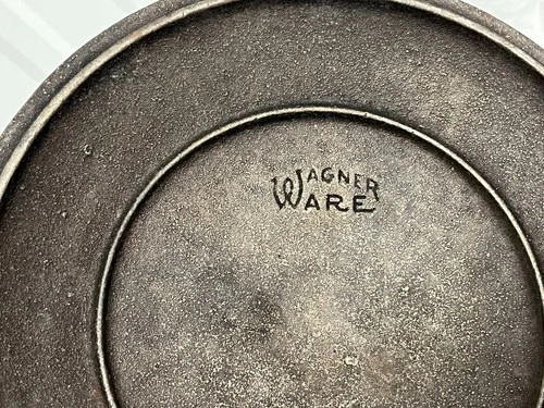 Vintage Wagner Ware CAST IRON Lid ONLY 8 inch Double Ring 10.5 diameter