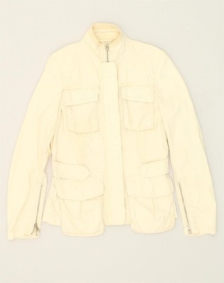 AVIREX Utility Damenjacke UK 10 Small Off White Nylon AF43
