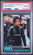 2025 Topps Now Formula 1 Kimi Antonelli #14 PSA 10 ROOKIE CARD RC PR: 7291