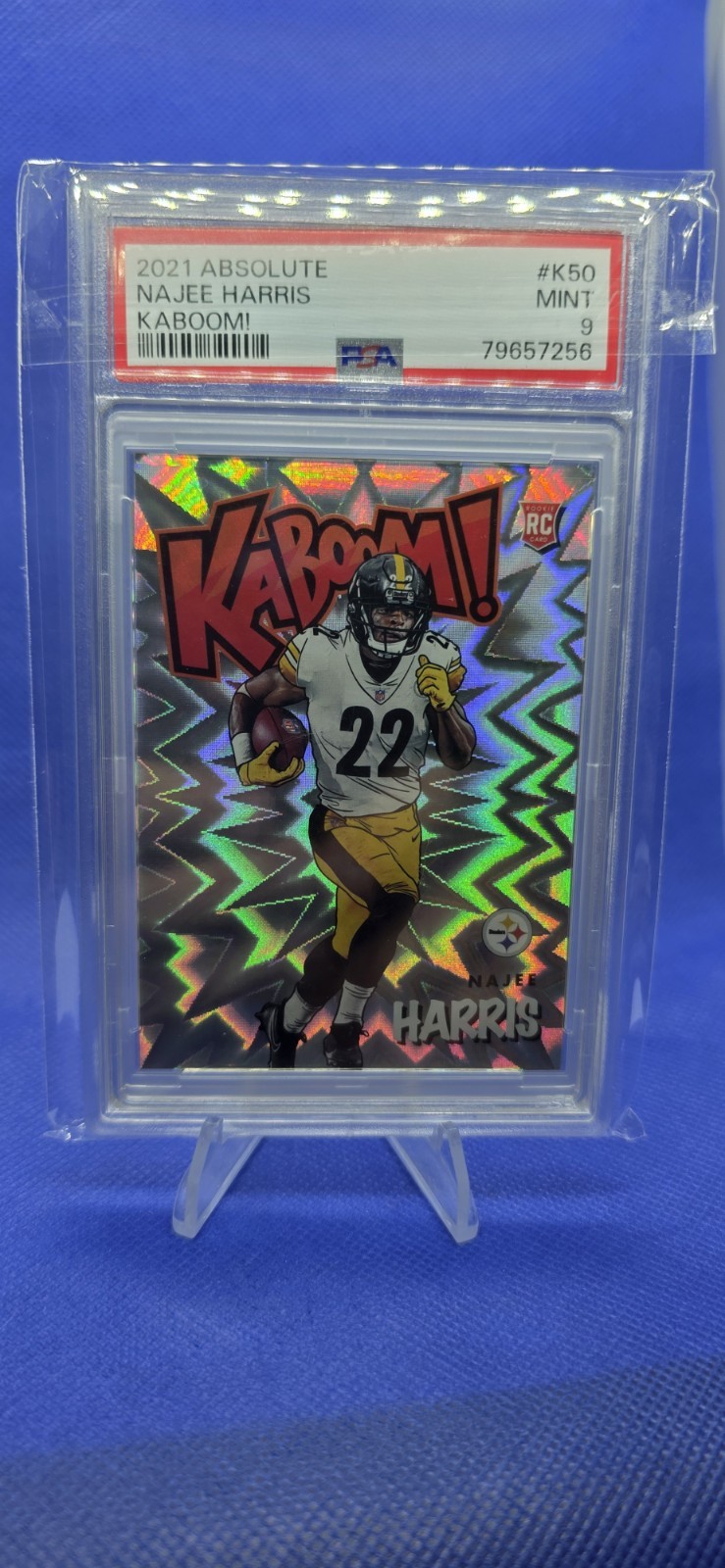 2021 PANINI ABSOLUTE KABOOM! K50 NAJEE HARRIS PSA MINT 9