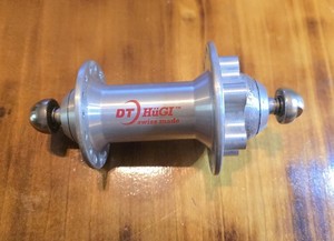 Vintage DT Hugi 32h 6 bolt disc front QR axle hub,BEST PRICE!