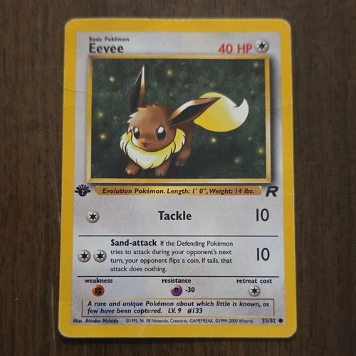 Pokémon TCG Eevee 1st Edition Common Jungle 51/64 Regular 2000