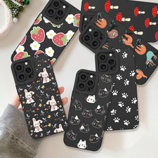 Lovely Tough TPU Phone Cover Case For Samsung Galaxy S25 S24 iPhone 16 15 17 Pro