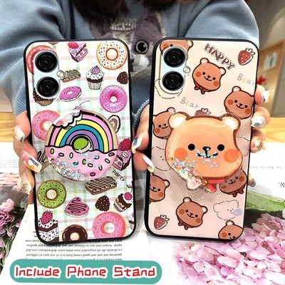 MYDING-Phone Case for BLU G53,  TPU protective Kickstand Quicksand cute Glitter
