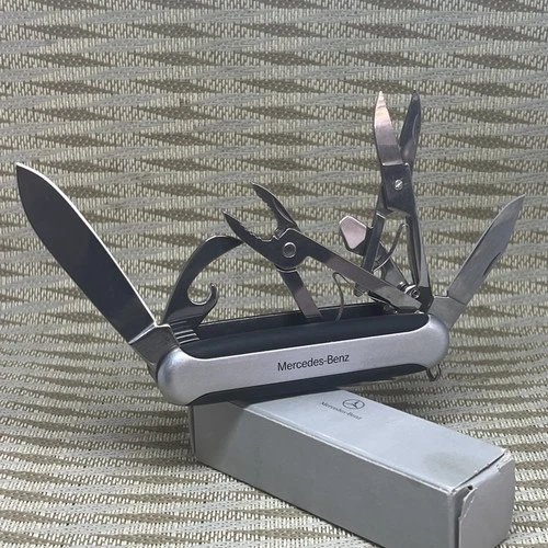 Nos Mercedes Benz Inox Solingen Germany Rostfrei Gray Swiss Army Knife