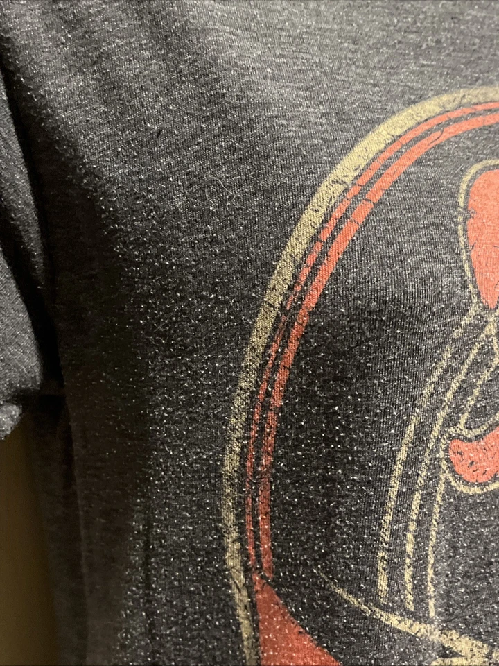 Camiseta Foo Fighters 2013 FF 45 RPM Record Logo Adulto Talla S Gris Por FEA Merch Foto 3 de 4