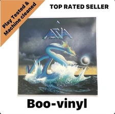 Asia ‘Asia - Self Titled’ 12” LP 1982 Geffen Prog Rock Greek Issue  EX / EX