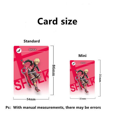 For Nintendo Switch Xenoblade Chronicles 3 amiibo Card Shulk Monado sword