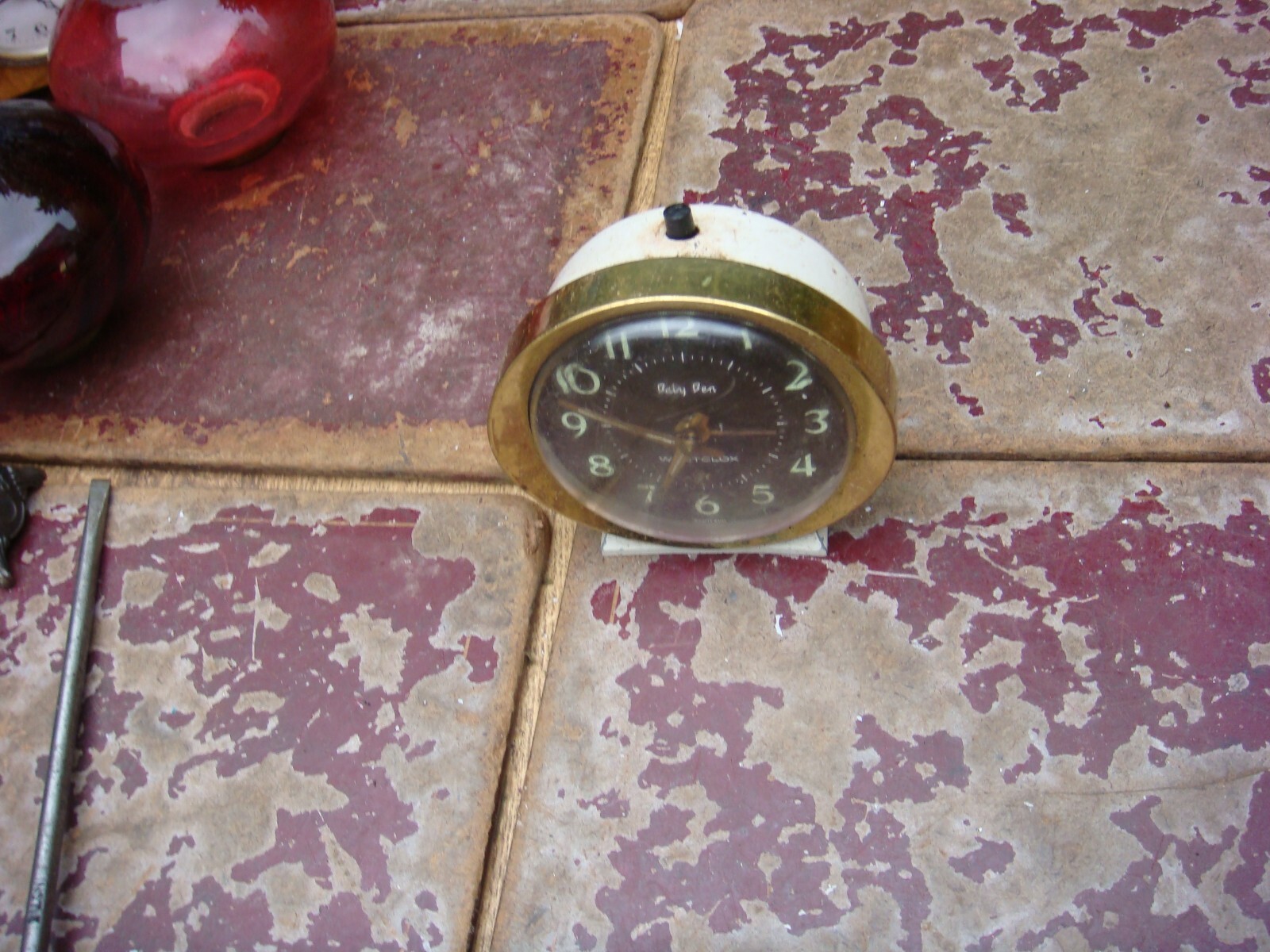 Old Vintage Antique Mantel Clock For Spare to repair eBay
