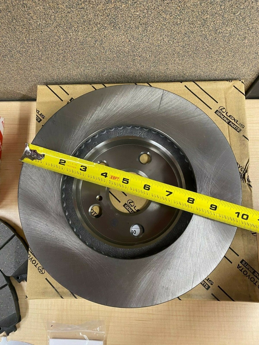 2010-2015 TOYOTA PRIUS GENUINE NEW FRONT BRAKE KIT OEM