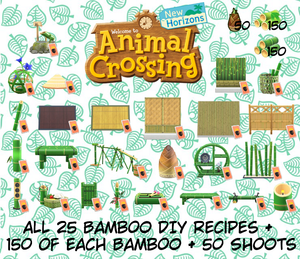 Animal Crossing Bamboo Furniture Diy Farming Guide Seasonal