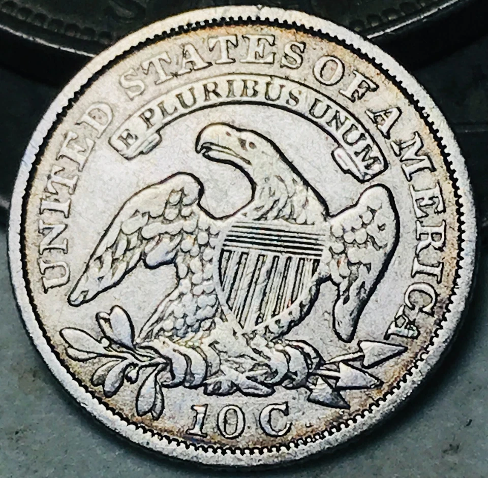 1830 Capped Bust Dime 10C Ungraded 90% Silver US Type Coin CC26188 - Image 2 of 4