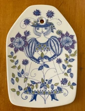 Vintage Figgjo Norway Lotte Turi Design Wall Plaque/Spoon/ Dish Plate | Norway