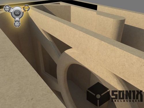 STAGE 3 - PORTED SUBWOOFER MDF ENCLOSURE FOR MTX 7515 SUB BOX - Picture 5 of 10