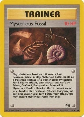 Pokemon TCG Fossil Set Unlimited - WOTC Single Pokemon Cards - Select From List! - Picture 29 of 29