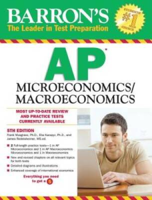Barron's AP Microeconomics/Macroeconomics, 5th Edition - Paperback - GOOD