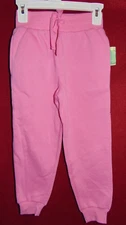 Girls Pink Size 5/6 Fleece Jogger Pants by Extremely Me NEW W/ TAG!