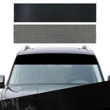 Car Window Visor Sun Strip Vinyl Mesh Sticker Banner For Front Windshield Decal