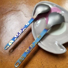 Hot Titanium TA1 Season Soup Spoon Pocket Outdoor Camping Household Shovel Spoon