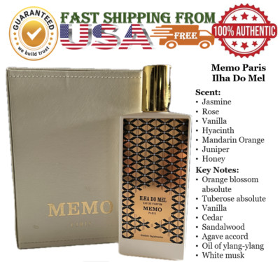 Memo Ilha Do Mel Graines Vagabondes EDP Spray by Memo Paris 2.5 oz (75 ml)