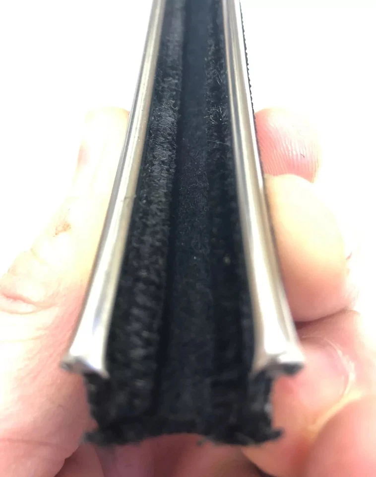 Para Dodge Plymouth 1930-1962 Custom Deluxe Ventana Run Channel Cromo Cuentas Foto 2 de 4