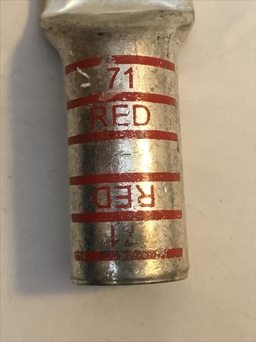 NEW Blackburn CTL35012 & Thomas & Betts 650/24 Red 71 crimp lugs Lot Sale Of 10 - Picture 7 of 7